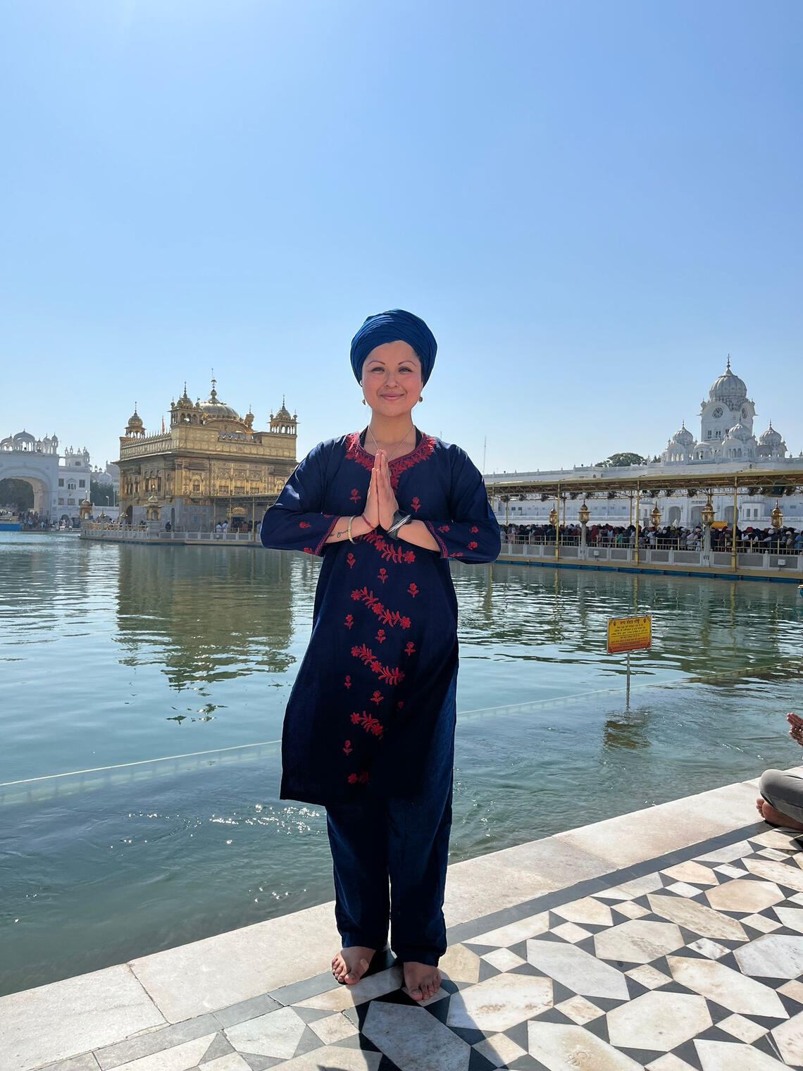 Conchita Conchita in India bij de golden temple